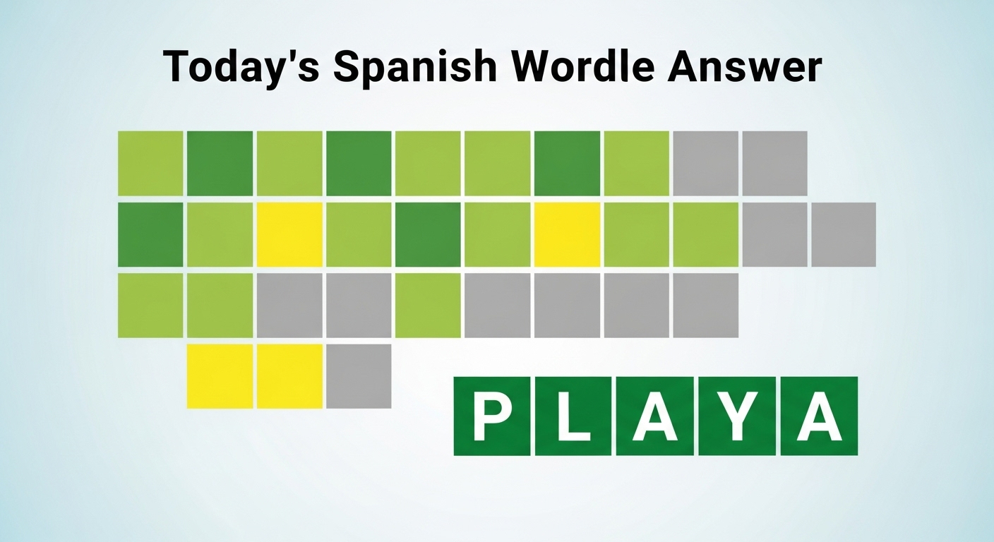 Today's Spanish Wordle Answer
