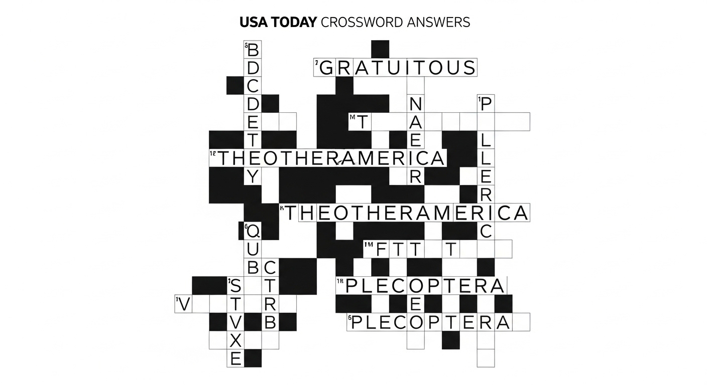 USA Today Crossword Answers