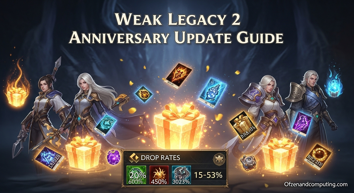 Weak Legacy 2 Anniversary Update Guide