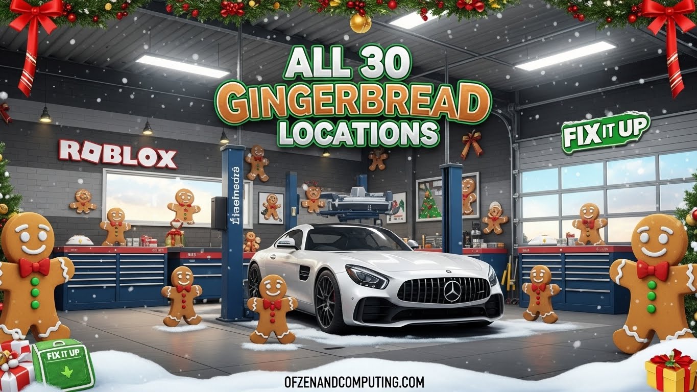 All 30 Gingerbread Locations Fix It Up Guide
