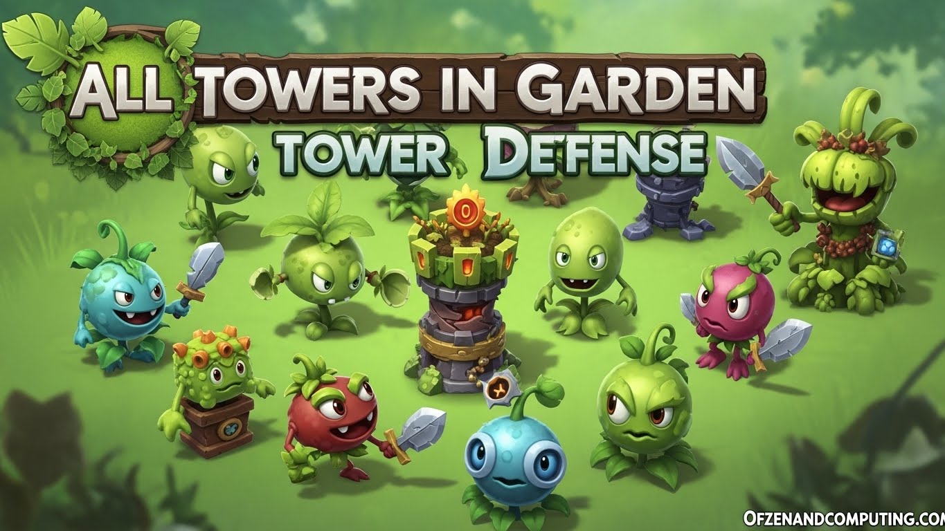 All Garden Tower Defense Towers