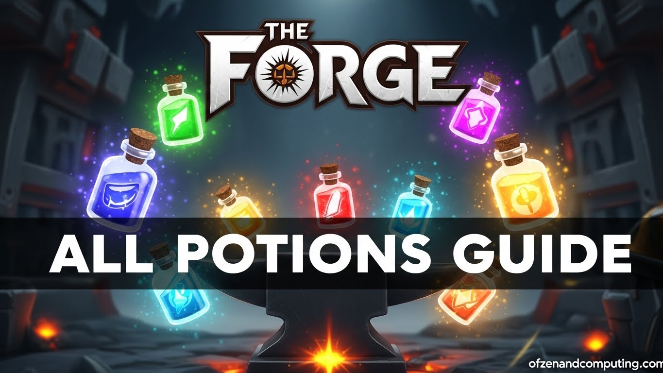 All Potions The Forge Roblox
