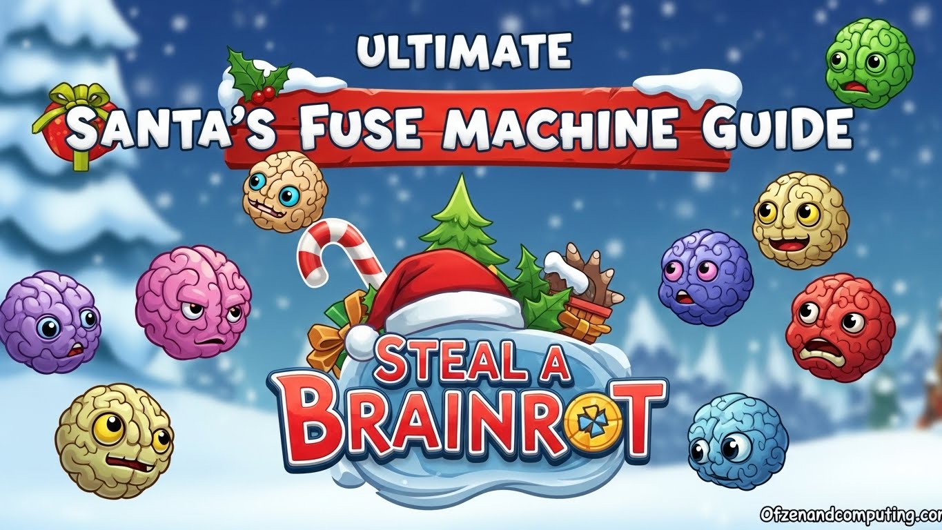 All Steal a Brainrot Santa's Fuse Machine Brainrots