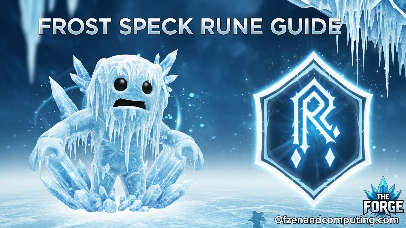 Get Frost Speck Rune in The Forge