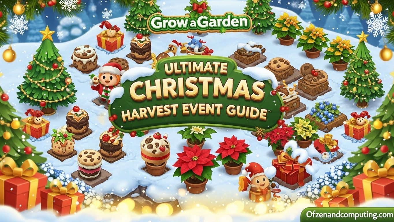 Grow a Garden Christmas Harvest Event Guide