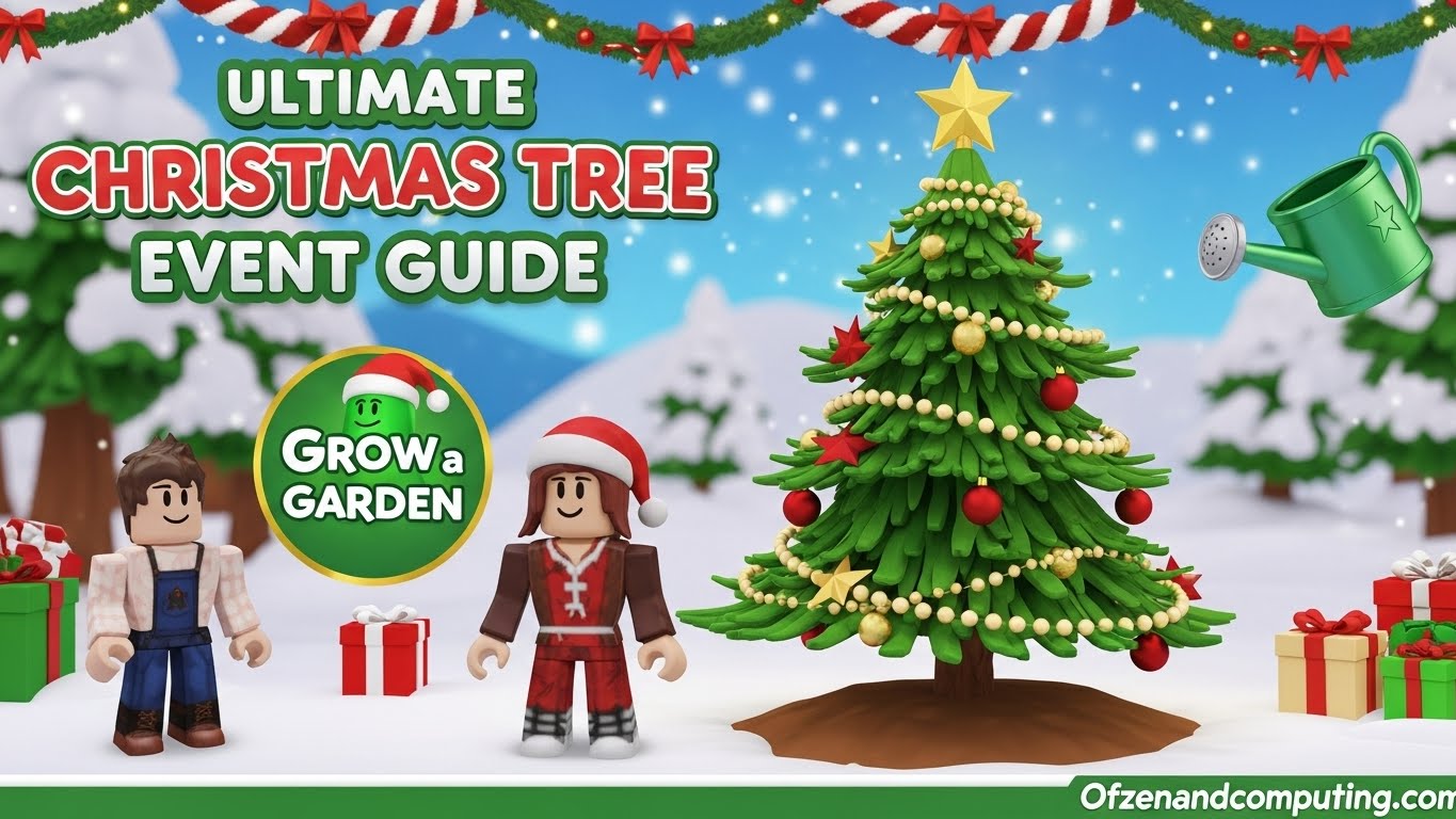 Grow a Garden Christmas Tree Event