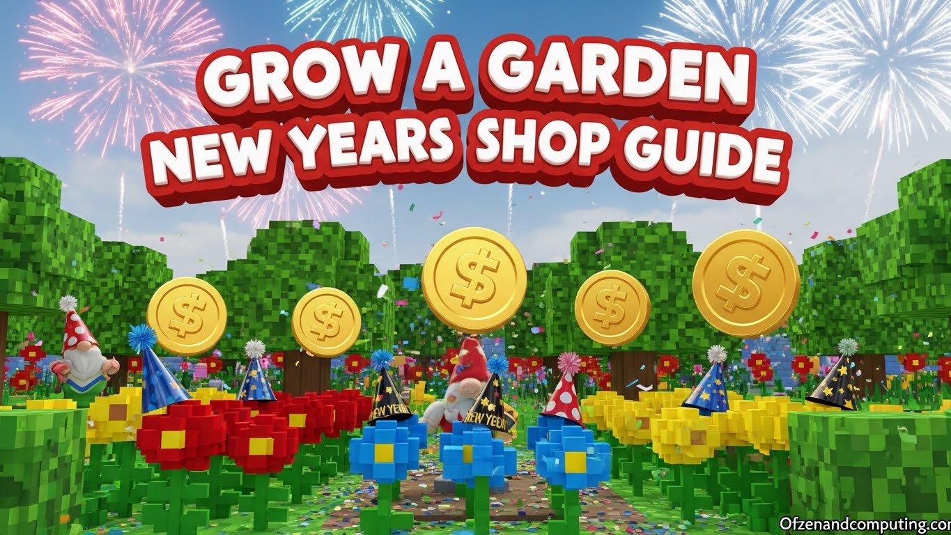 Grow a Garden New Years Shop Guide