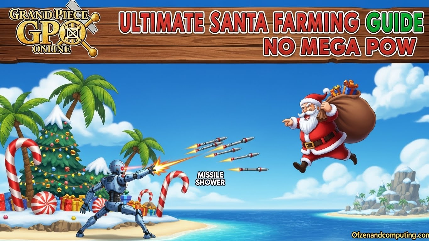How To Farm Santa Without Mega Pow GPO