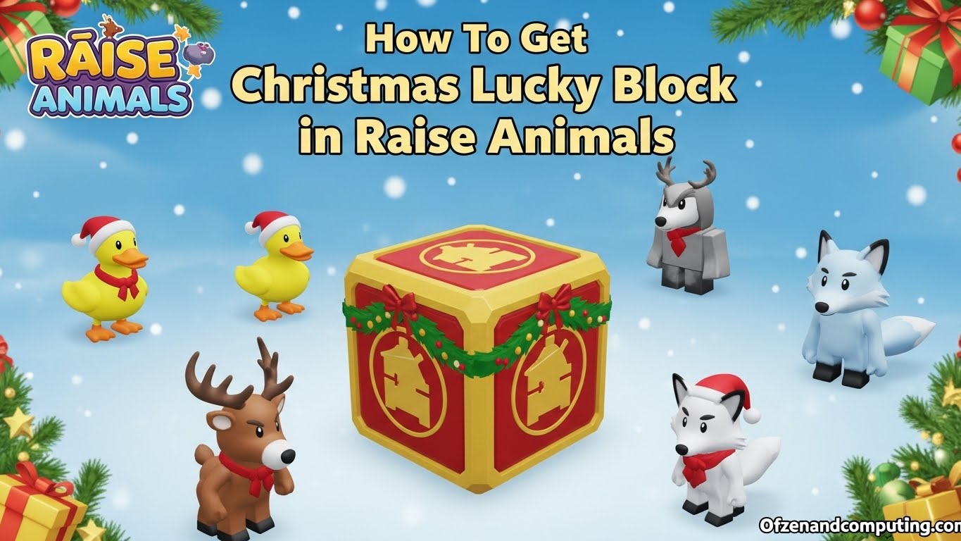 How To Get Christmas Lucky Block in Raise Animals