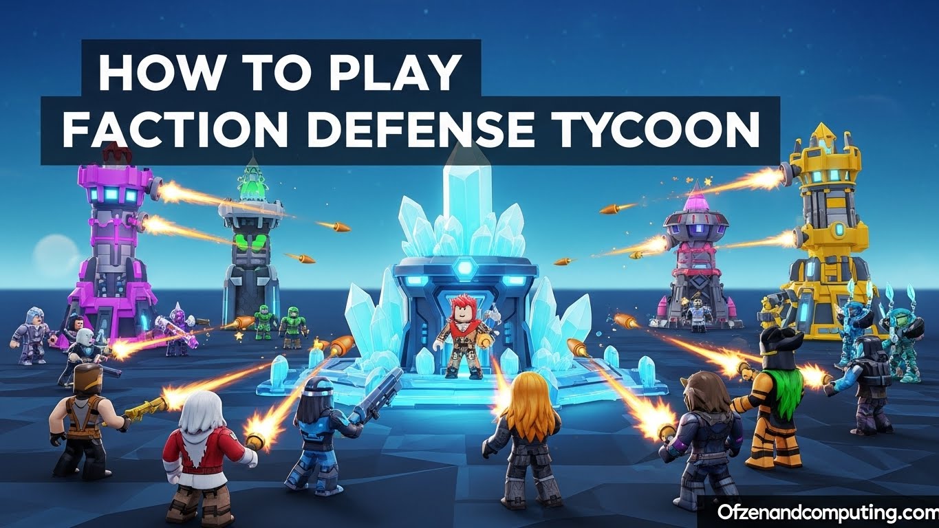 How To Play Faction Defense Tycoon
