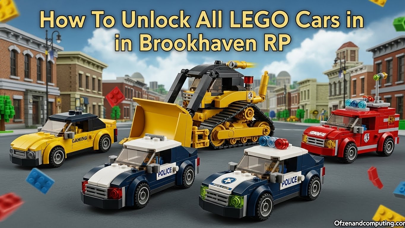 How To Unlock All LEGO Cars Brookhaven RP