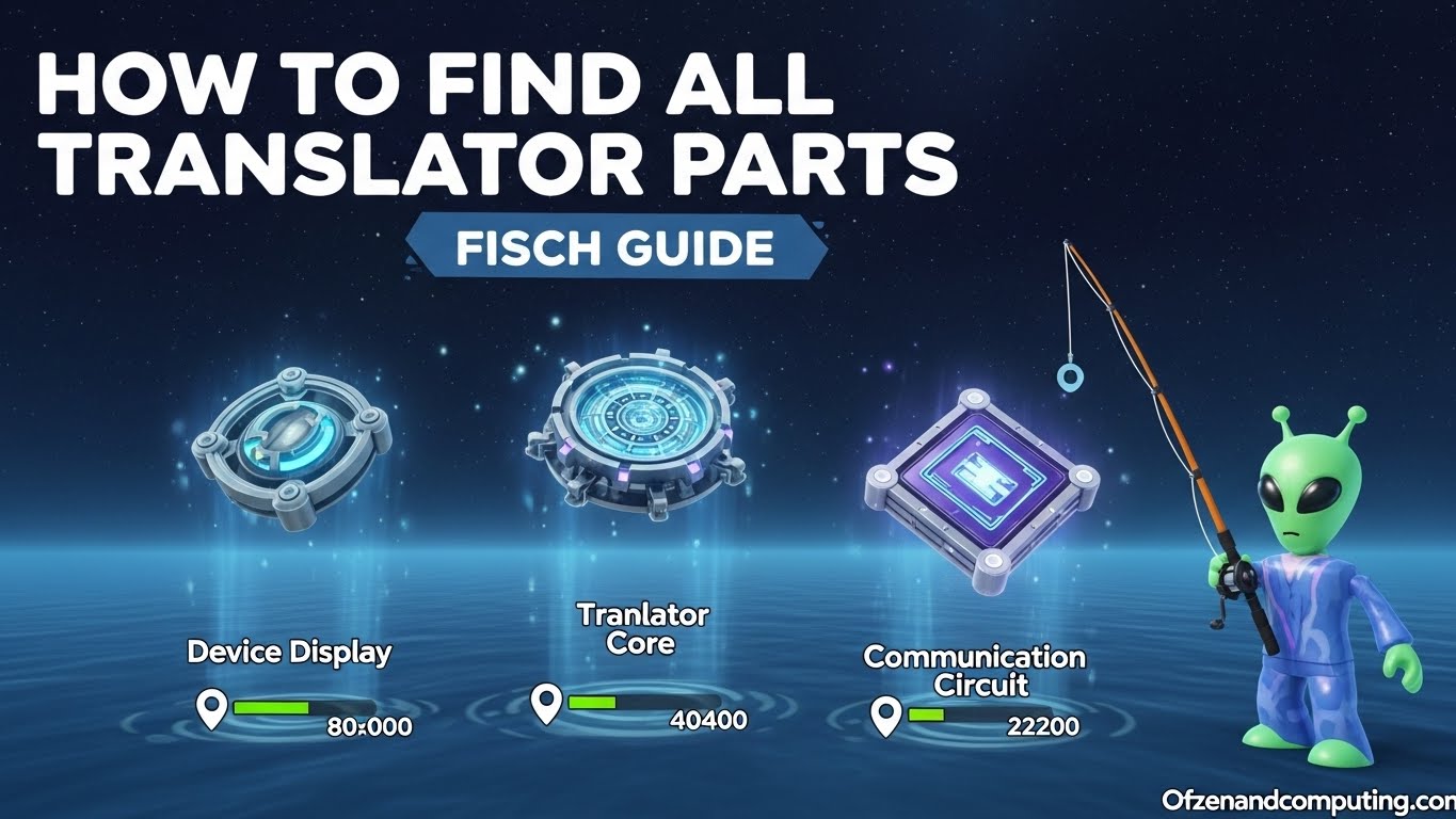 How to Find All Translator Parts Fisch