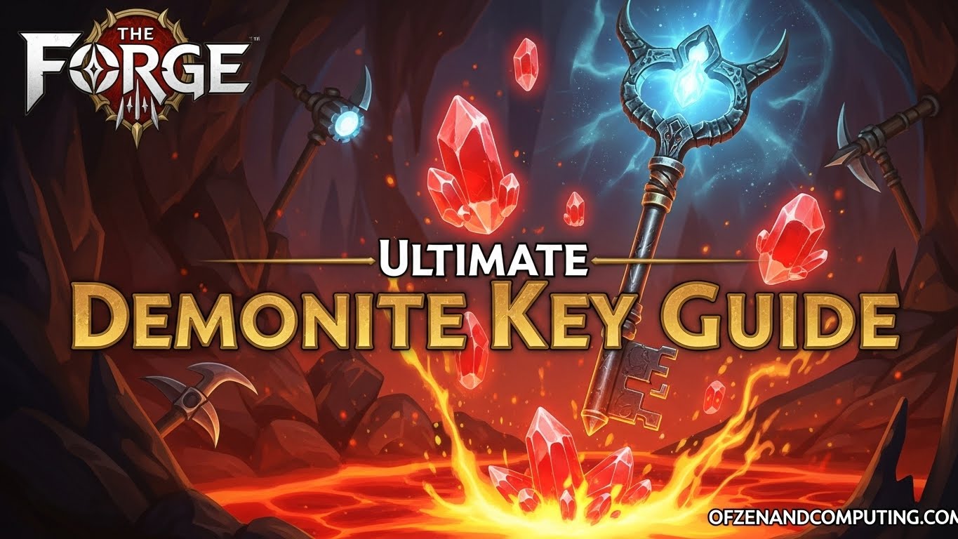 How to Get Demonite Key in The Forge