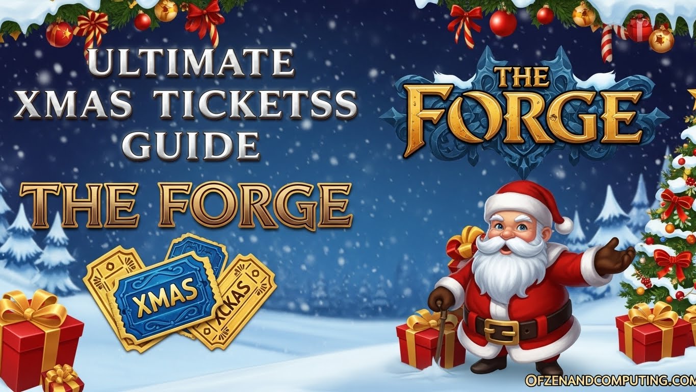 How to Get XMas Tickets In The Forg