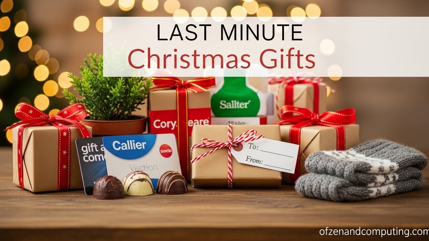 Last Minute Christmas Gifts