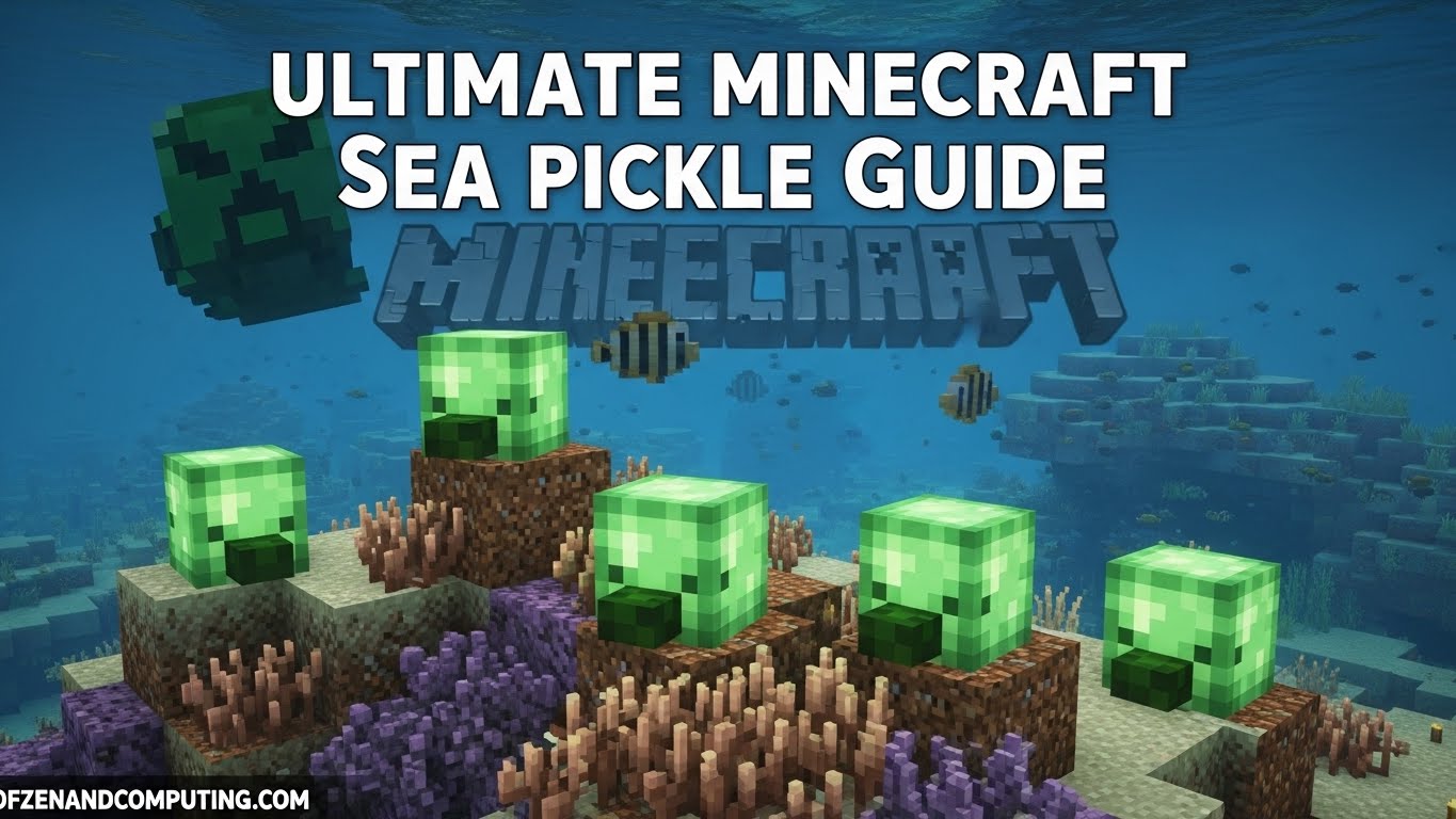 Minecraft Sea Pickle Guide
