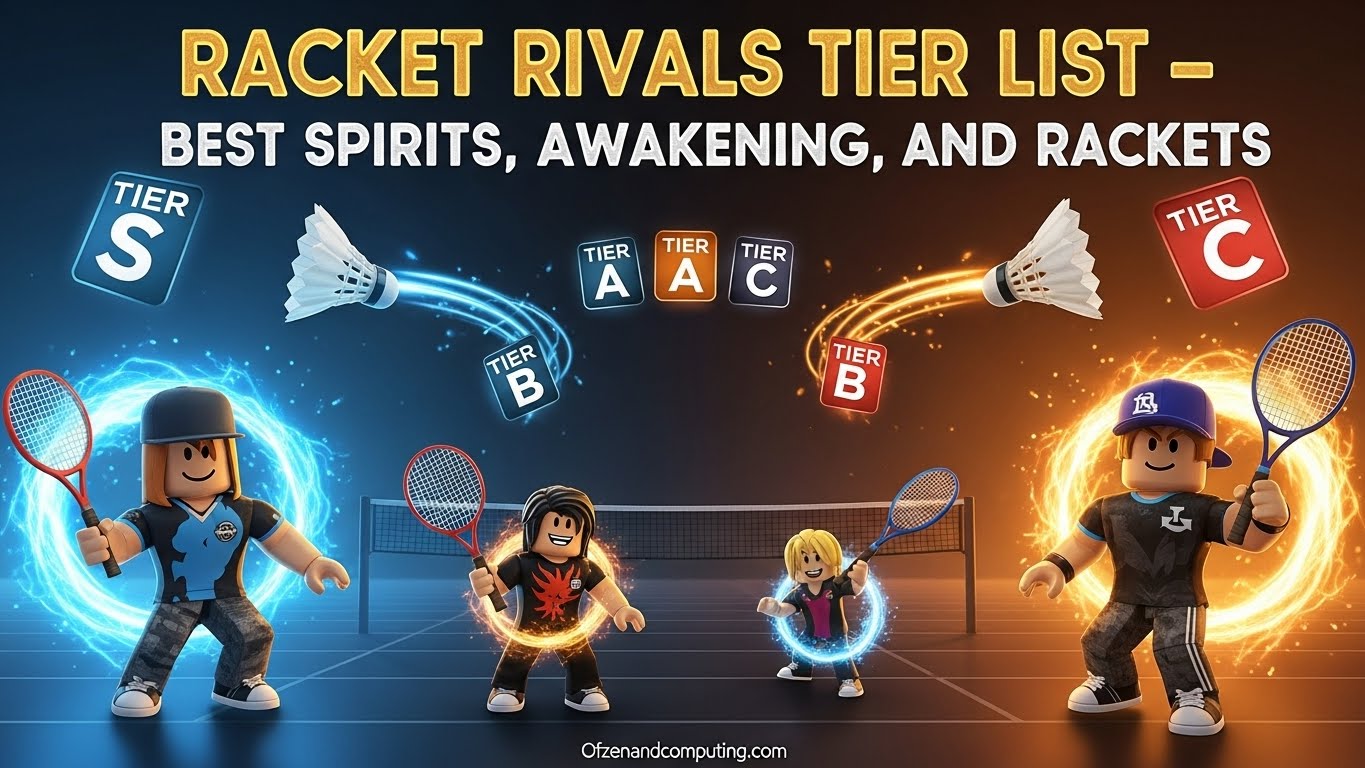 Racket Rivals Tier List
