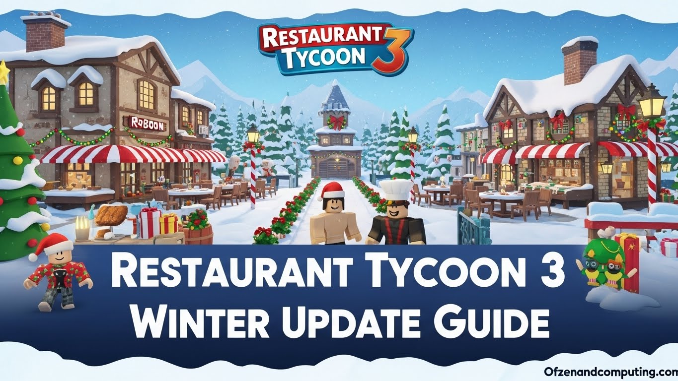 Restaurant Tycoon 3 Winter Update Guide