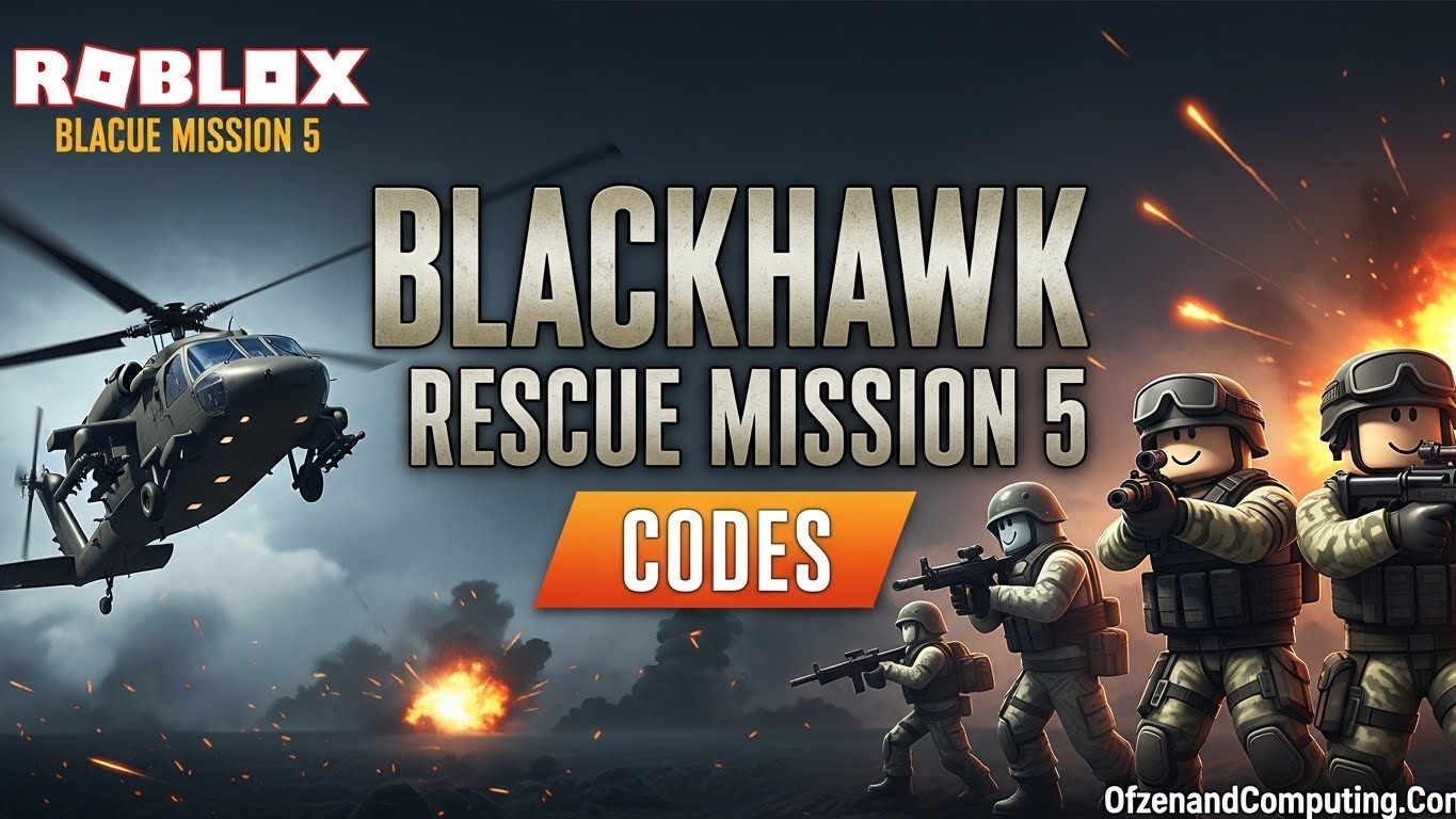 Roblox Blackhawk Rescue Mission 5 Codes