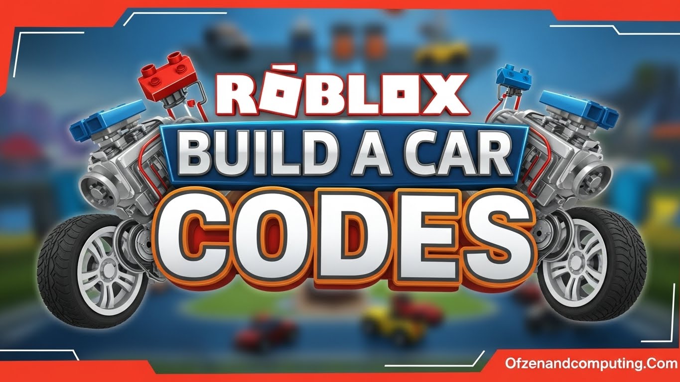 Roblox Build a Car Code