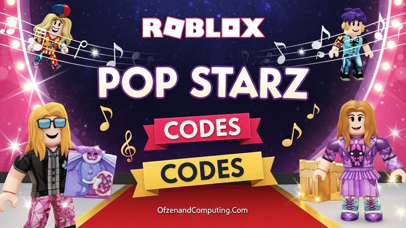 Roblox Pop Starz Codes