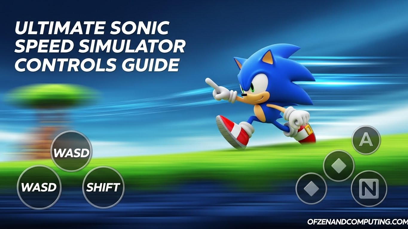 Sonic Speed Simulator Controls Guide