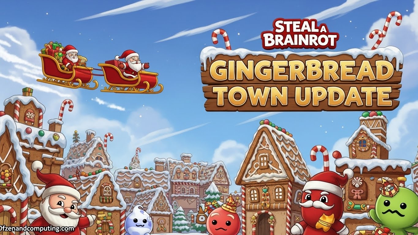 Steal a Brainrot Gingerbread Town Update