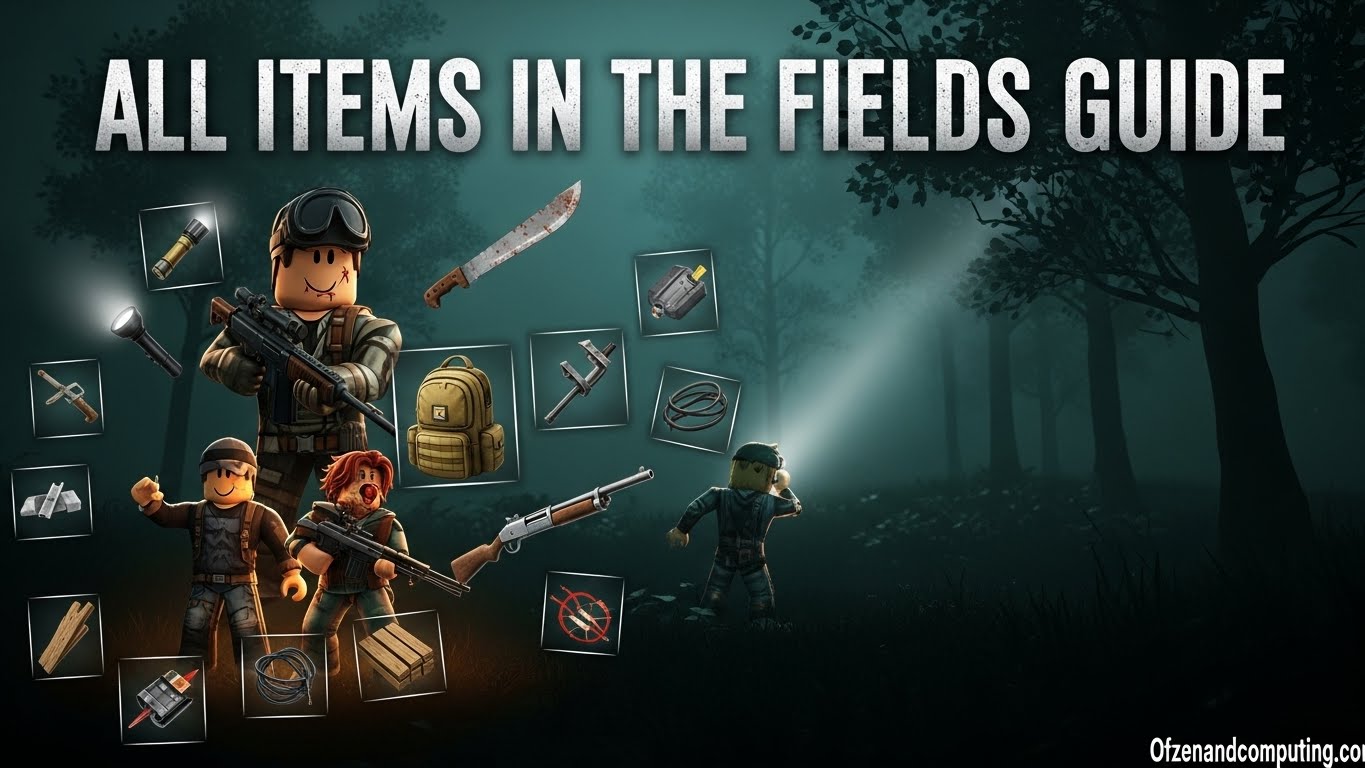 The Fields Roblox Items Guide