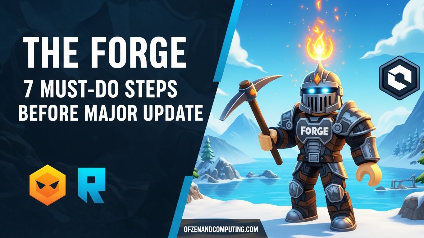 The Forge 7 Must-Do Steps Before Major Update