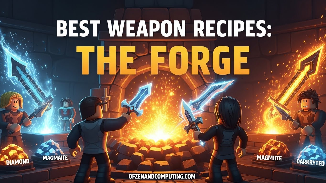 The Forge Best Weapon Recipes