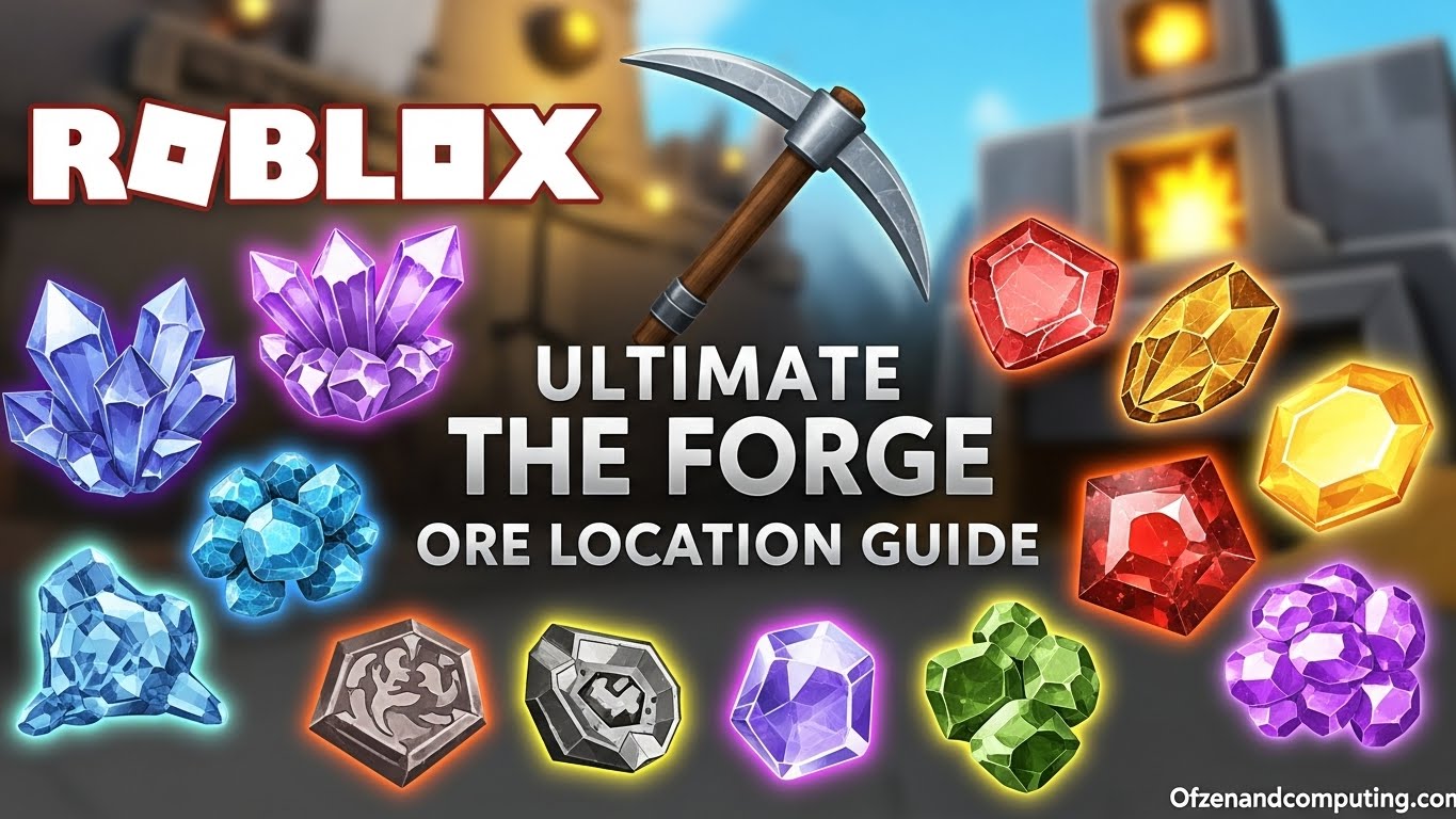 The Forge Ore Locations & Drop Chances