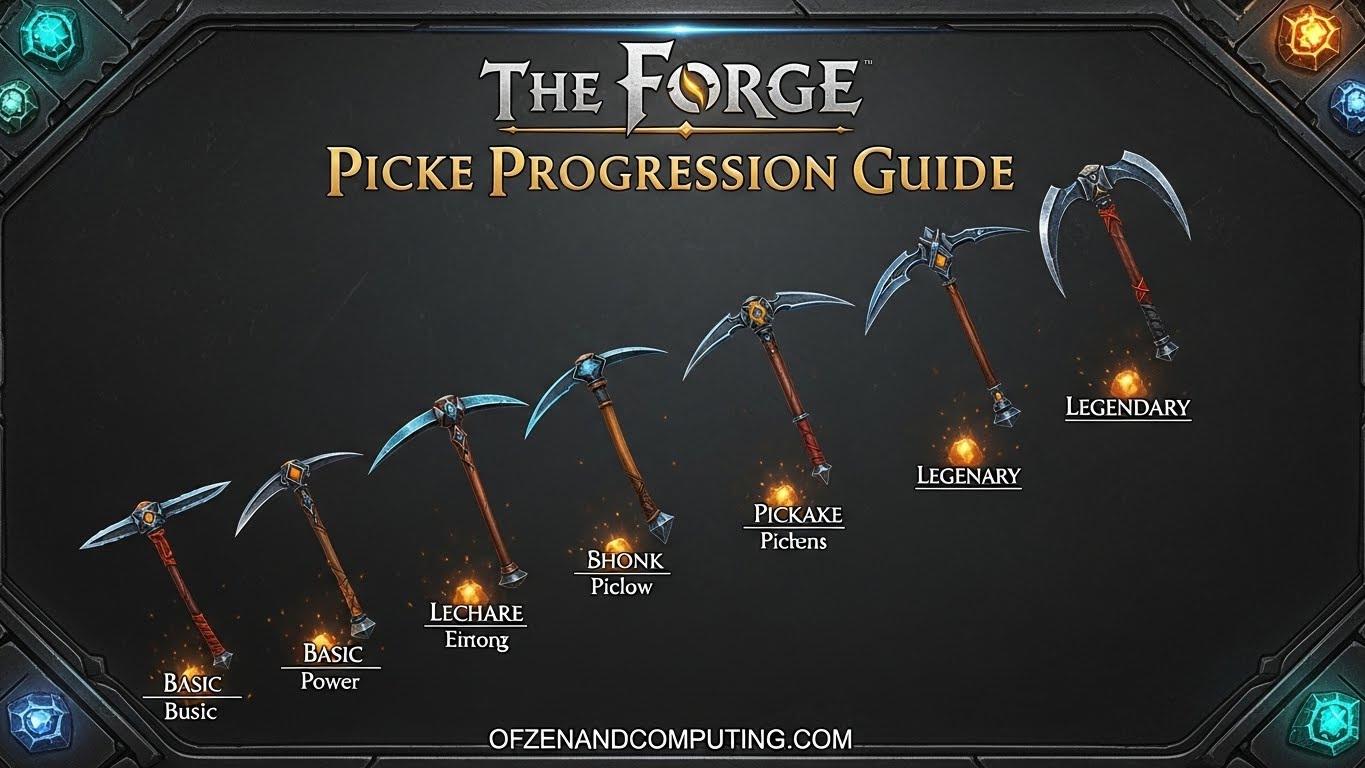 The Forge Pickaxe Progression Guide