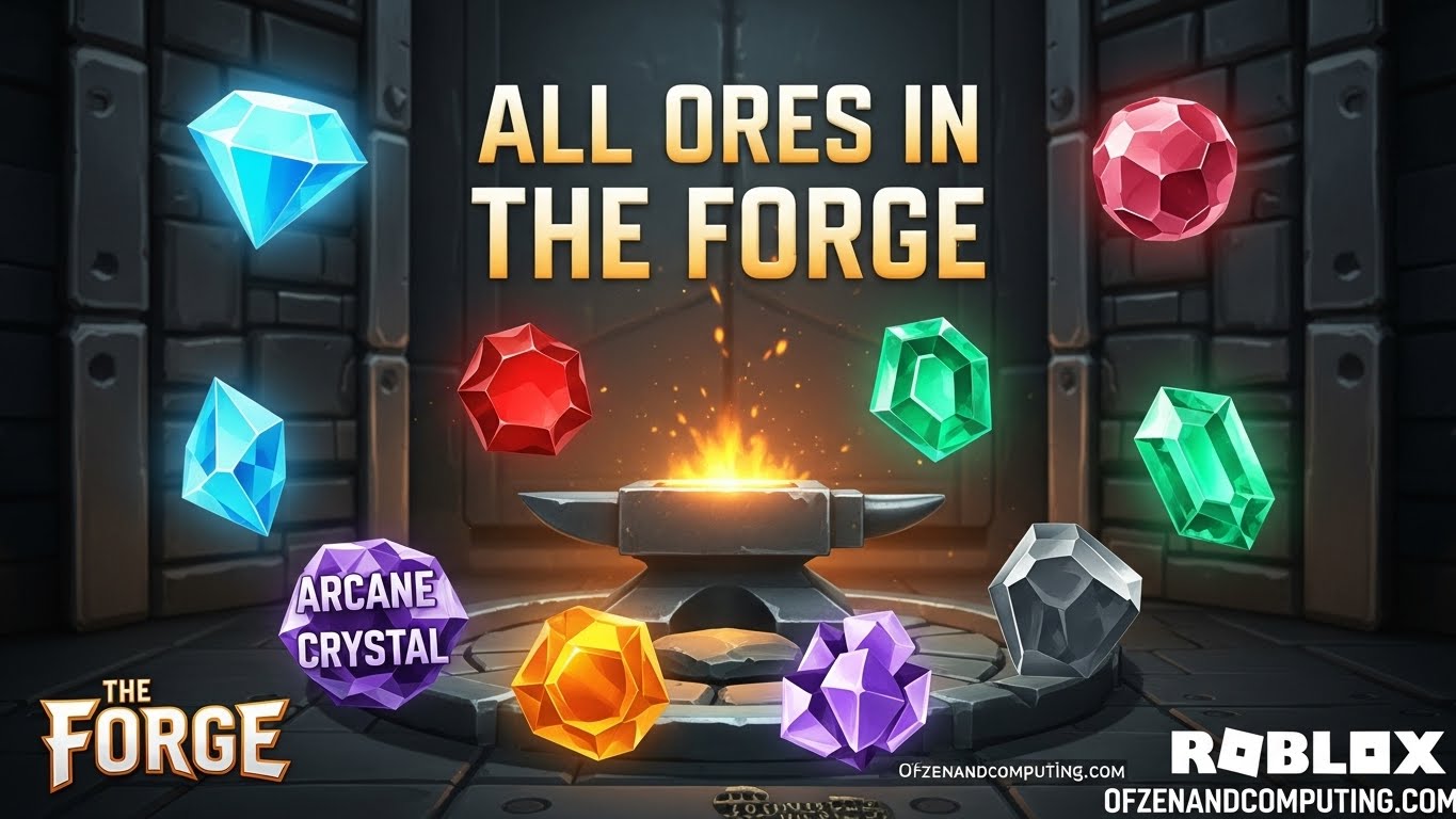 The Forge Roblox All Ores Guide