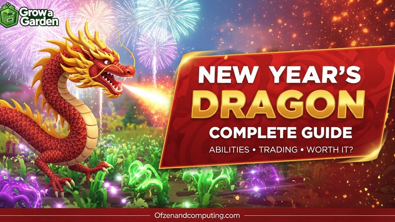 What Does the New Year's Dragon Do in Grow a Garden