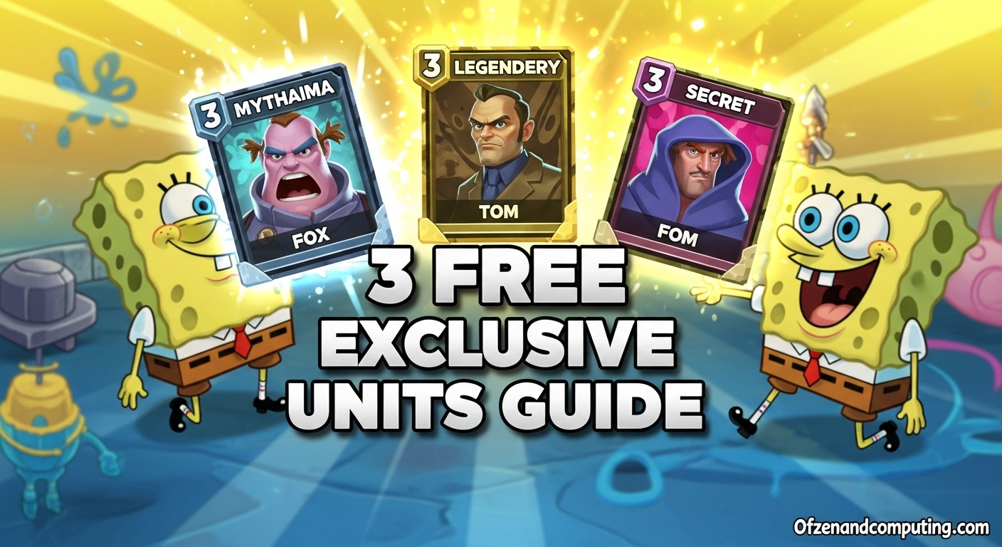 3 Free Exclusive Units Guide