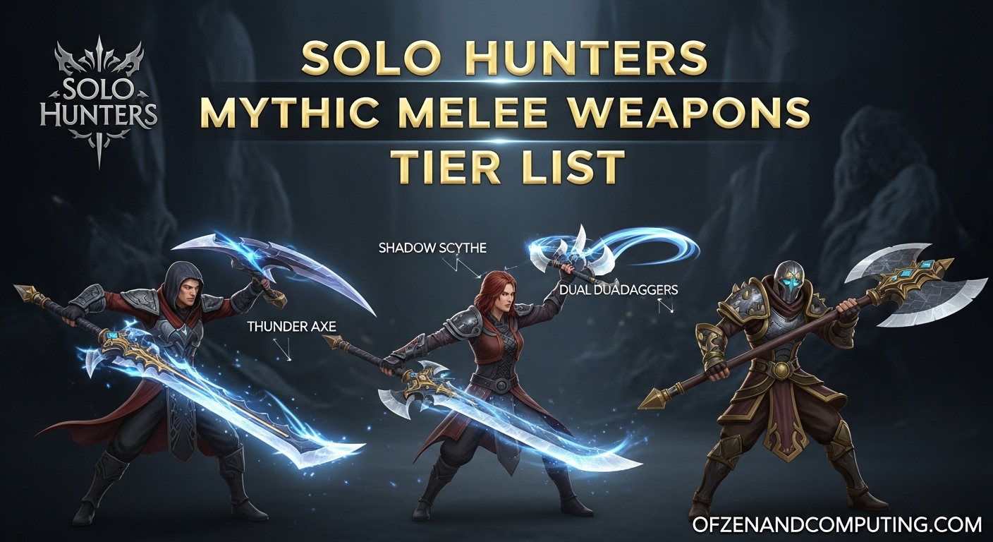 ALL Mythic Melee Weapons Solo Hunters