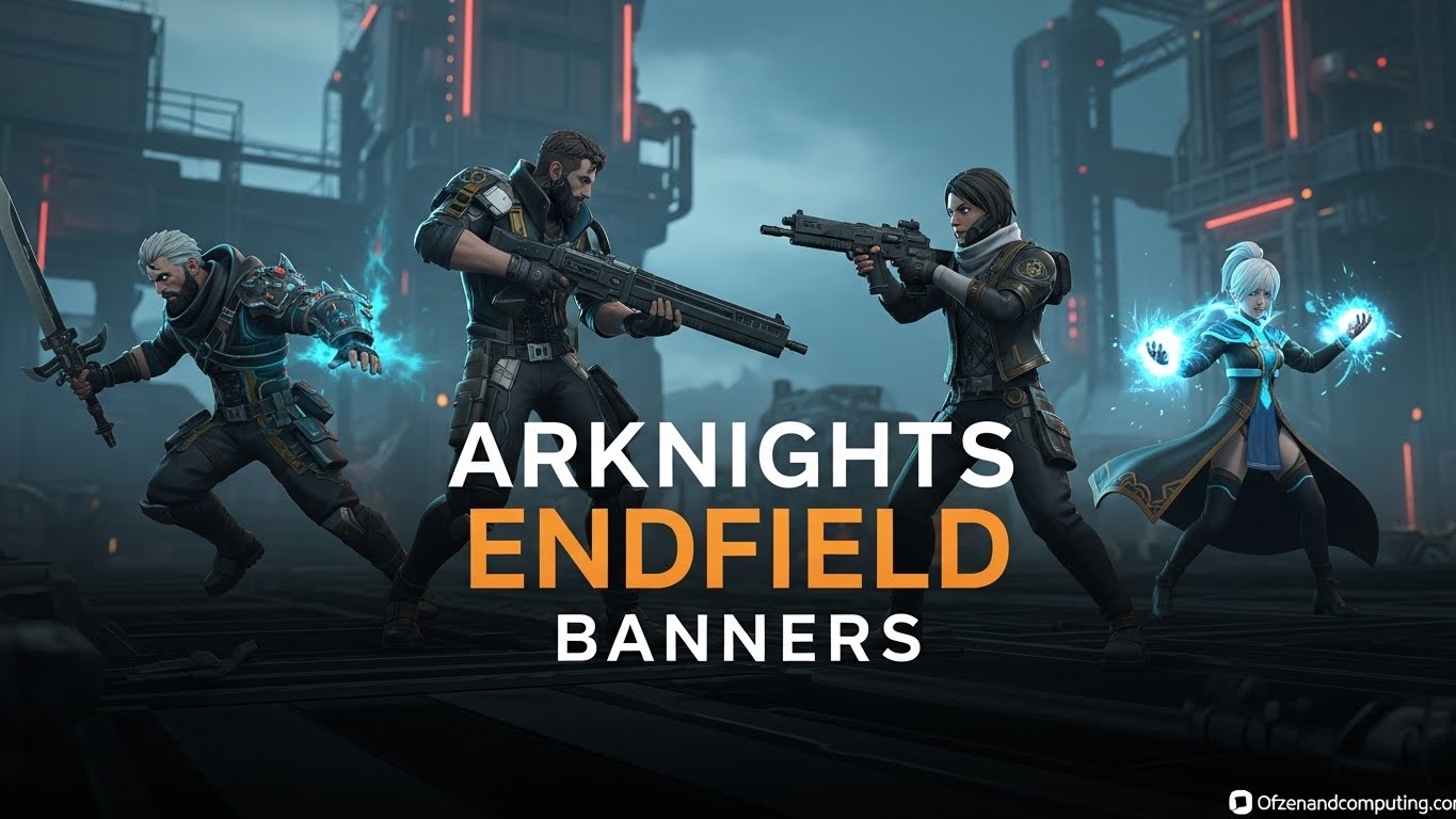 ARKNIGHTS ENDFIELD BANNERS