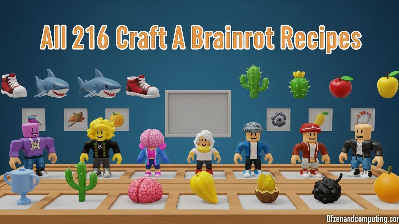 All 216 Craft in A Brainrot Recipes