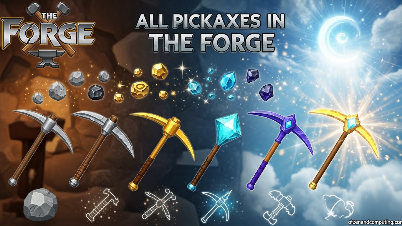 All 23 Pickaxes in The Forge