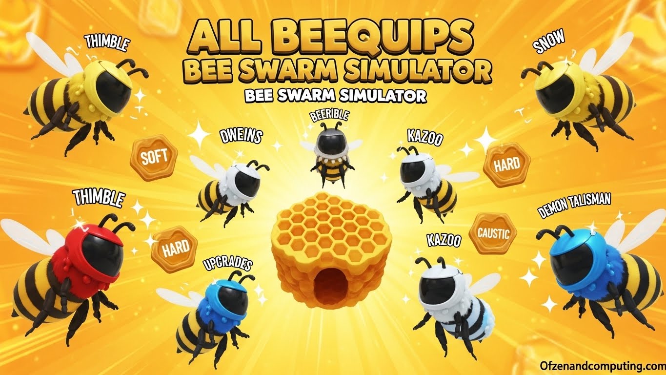 All Beequips Bee Swarm Simulator