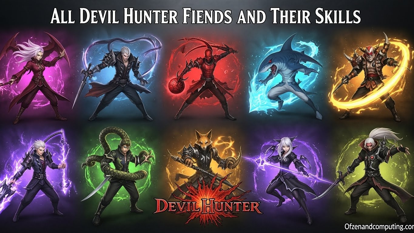 All Devil Hunter Fiends & Skills Guide