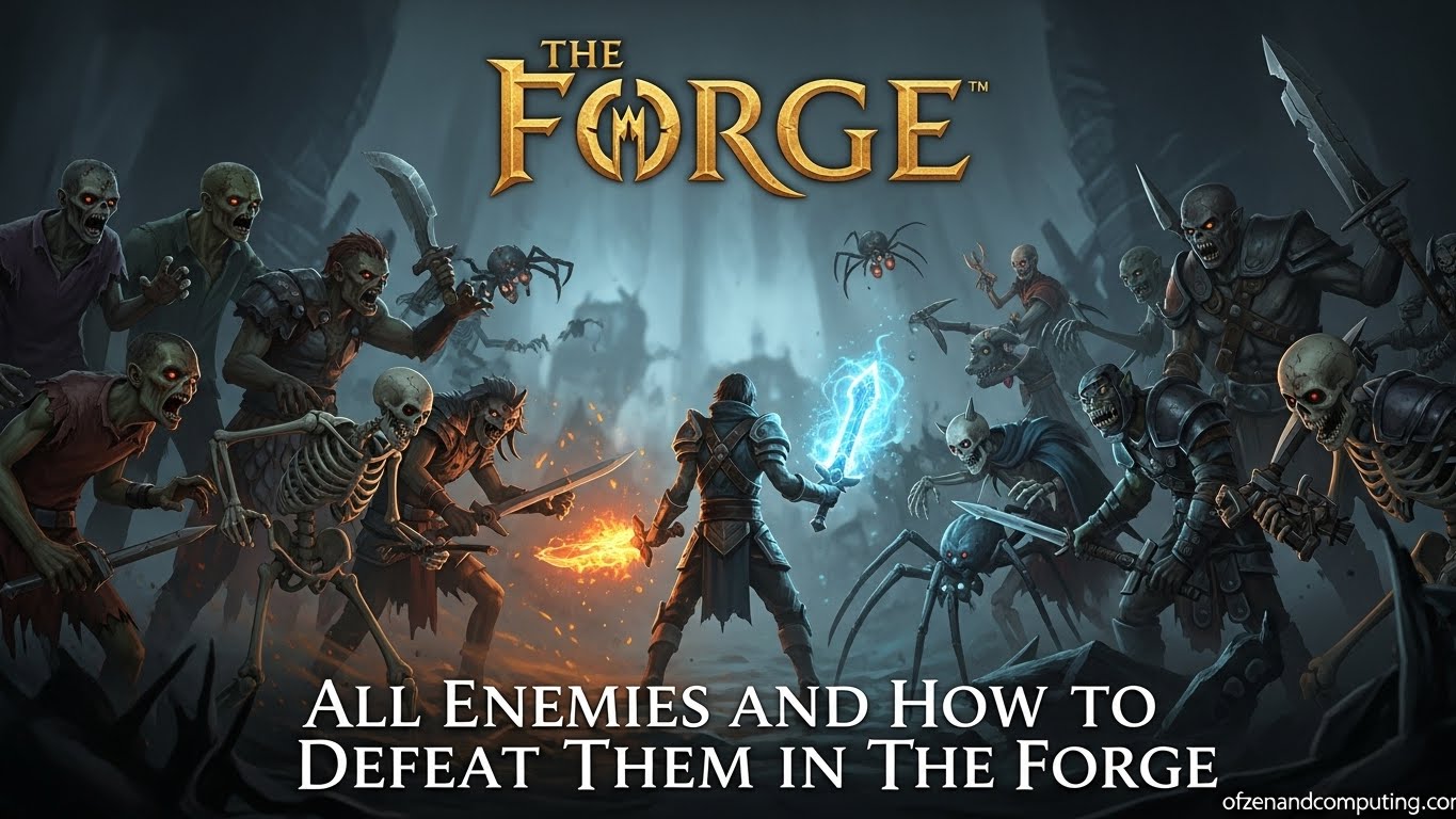 All Enemies and How to Defeat Them in The Forge