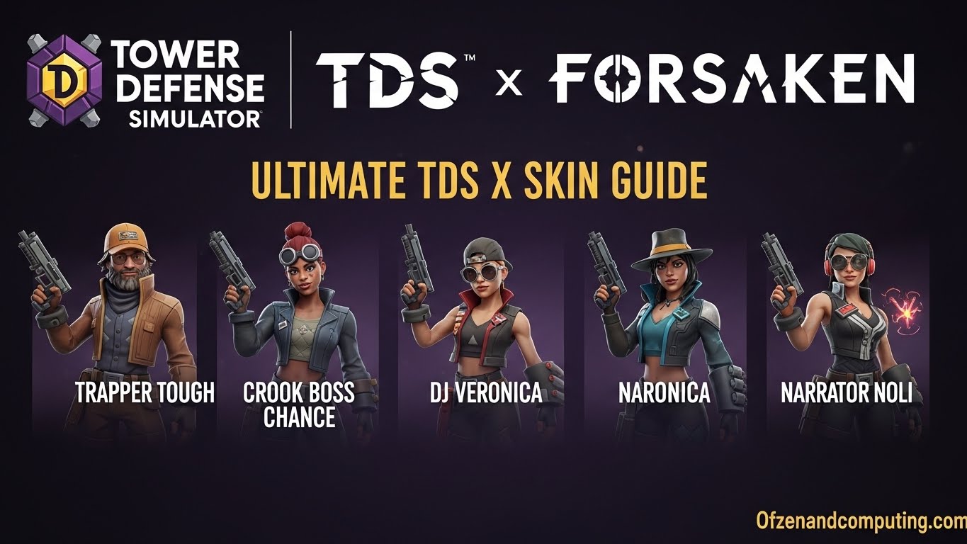 All Forsaken Skins in Tower Defense Simulator