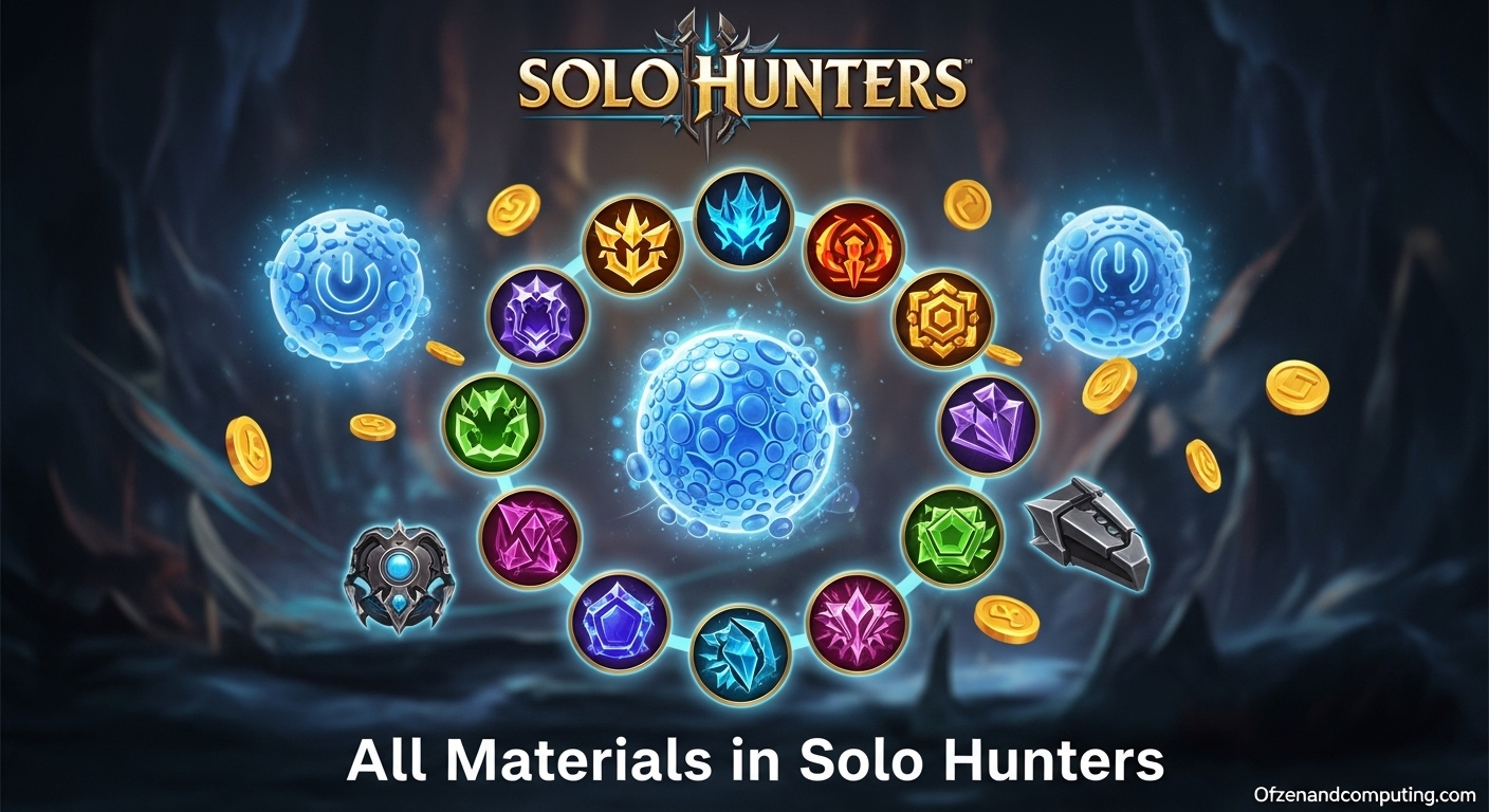 All Materials in Solo Hunters