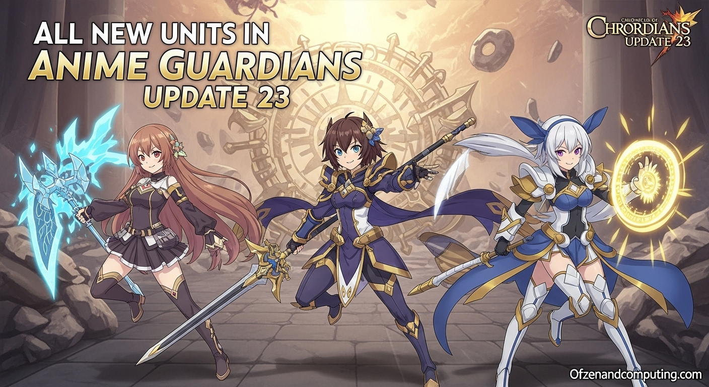 All New Units in Anime Guardians Update 23