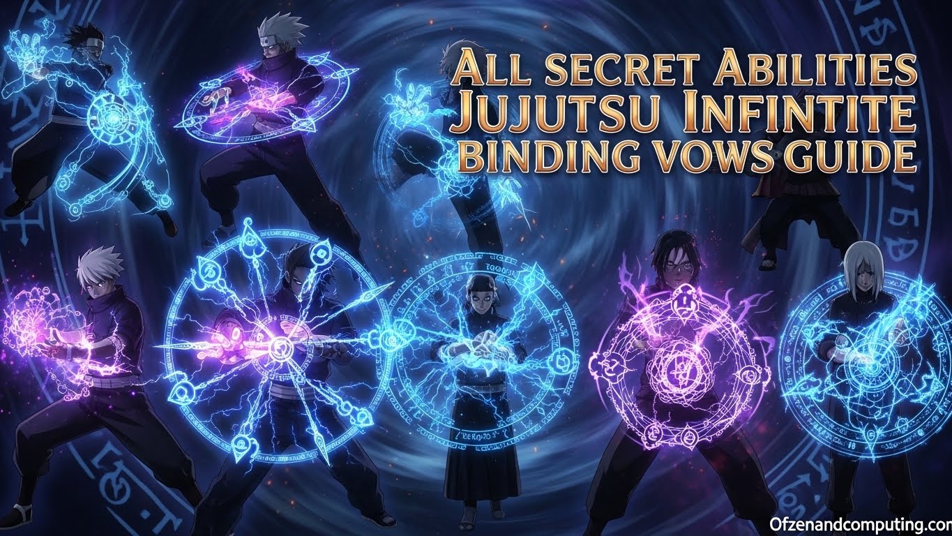 All Secret Binding Vows in Jujutsu Infinite