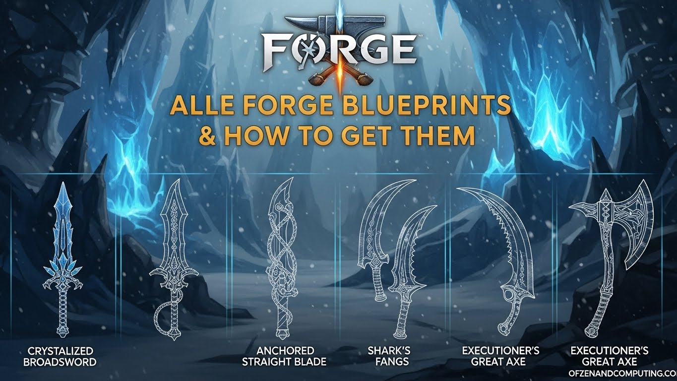 All The Forge Blueprints & How to Get Them