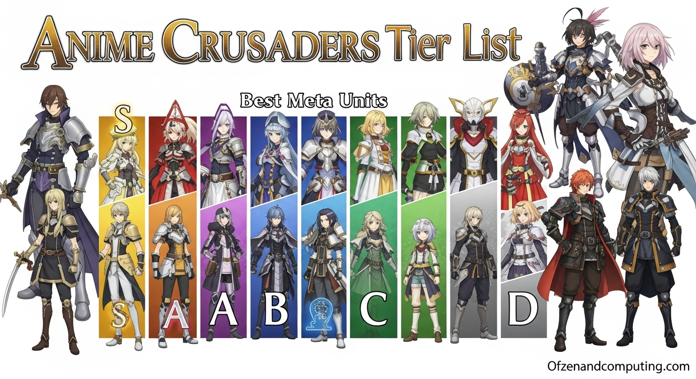 Anime Crusaders Tier List