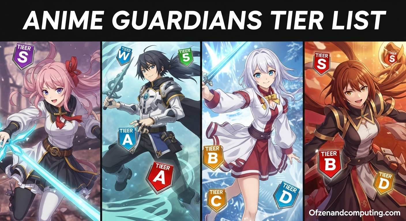 Anime Guardians Tier List