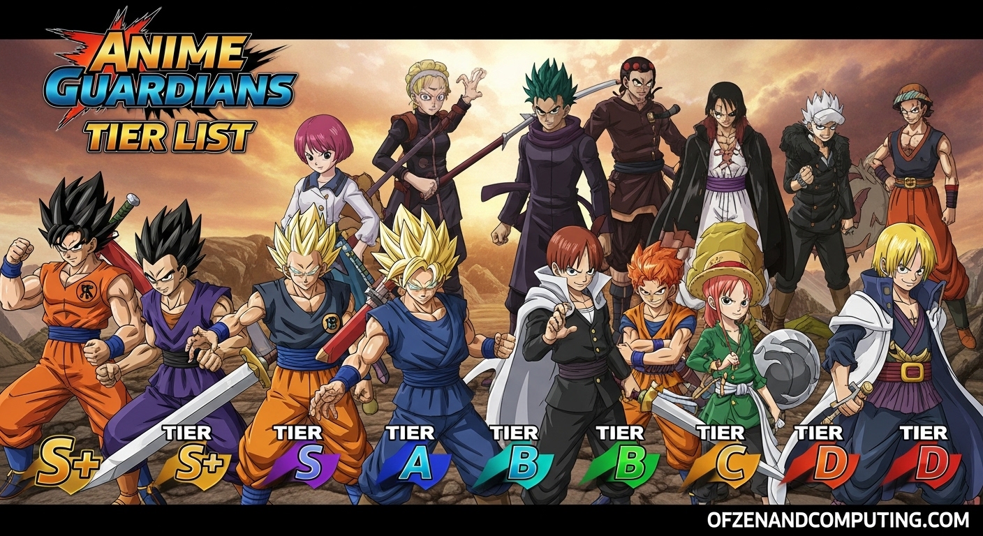 Anime Guardians Tier List
